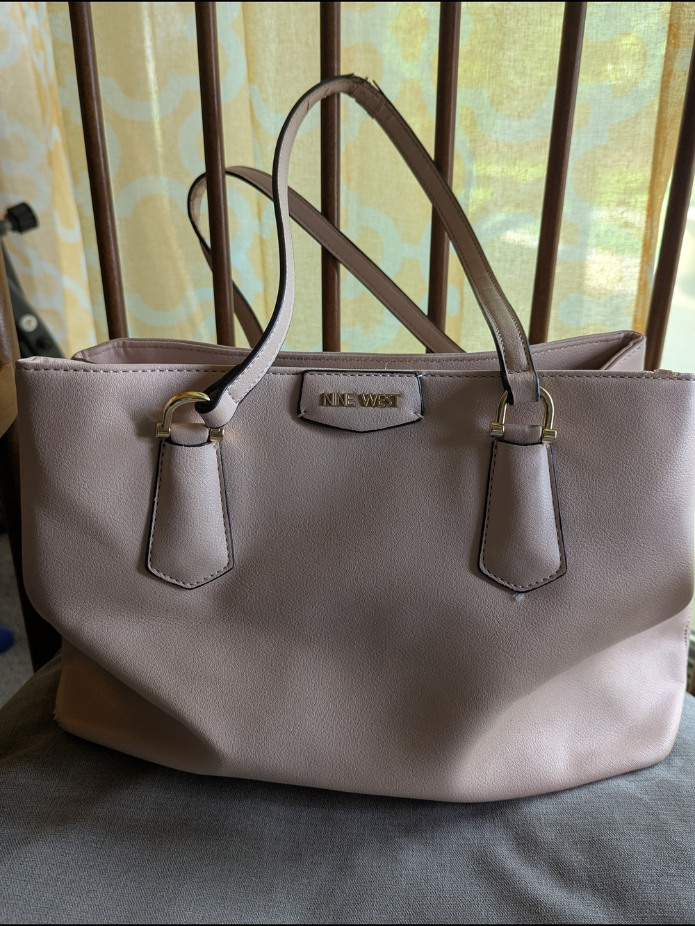 Nine West Blush Pink Structured Tote